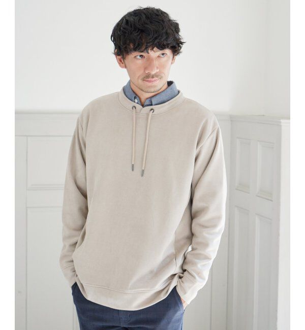 ikka「【抗菌防臭／吸水速乾】GOKU楽スエードルーイカラー」|パーカー|