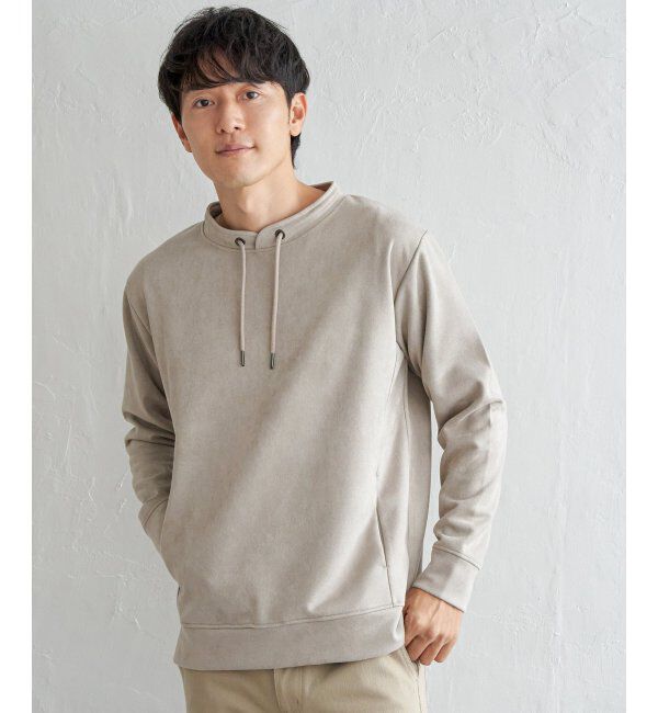 ikka「【抗菌防臭／吸水速乾】GOKU楽スエードルーイカラー」|パーカー|