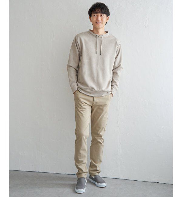 ikka「【抗菌防臭／吸水速乾】GOKU楽スエードルーイカラー」|パーカー|