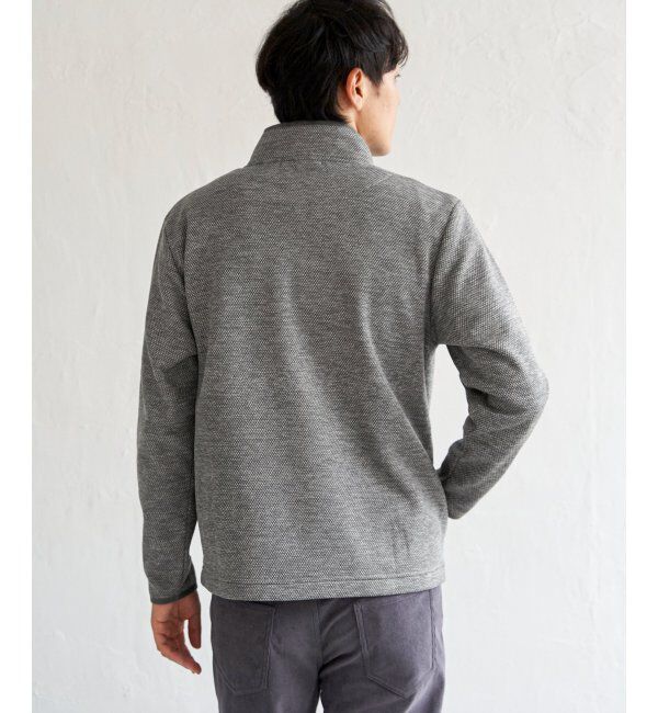 ikka「ウールライクニットハーフジッププルオーバー」|パーカー|