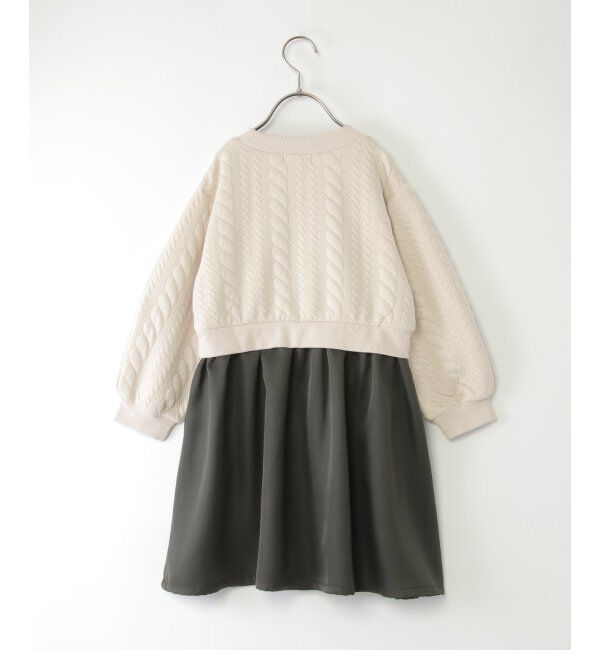 ikka kids「フクレJQDドッキングSKOP」|スカート|