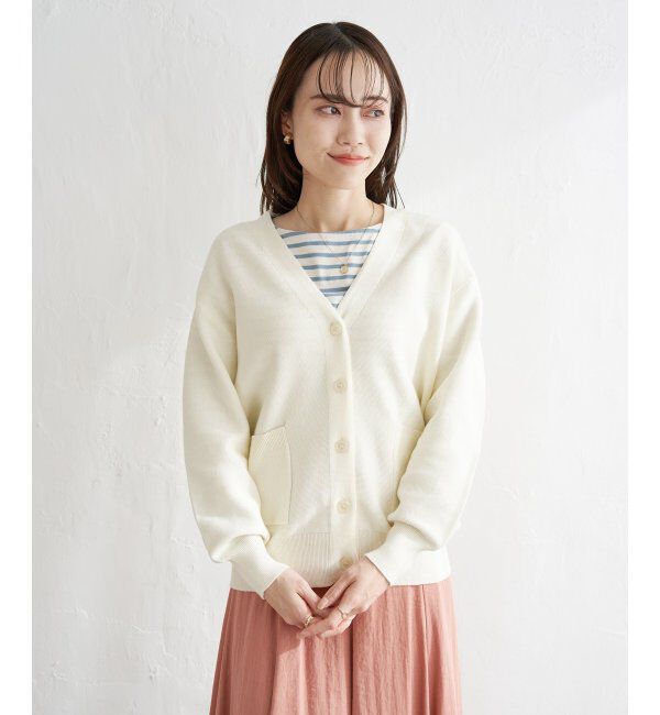 ikka「【洗濯機で洗える】GOKU楽ニットカーディガン」|その他|