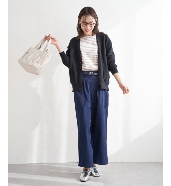 ikka「【洗濯機で洗える】GOKU楽ニットカーディガン」|その他|