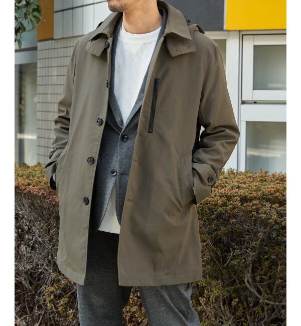 IKKA LOUNGE「２ｗａｙライナーツキフードステンカラー」|その他|