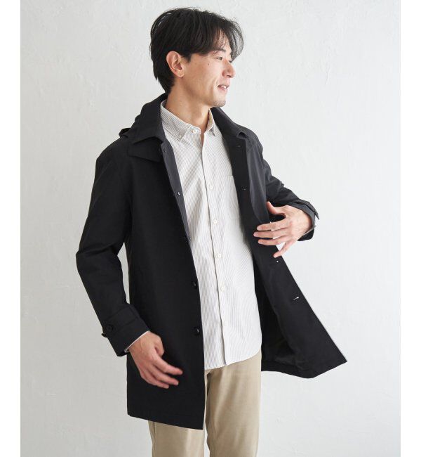 IKKA LOUNGE「２ｗａｙライナーツキフードステンカラー」|その他|