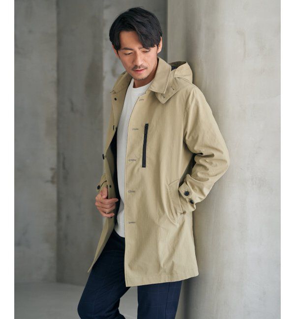 IKKA LOUNGE「２ｗａｙライナーツキフードステンカラー」|その他|