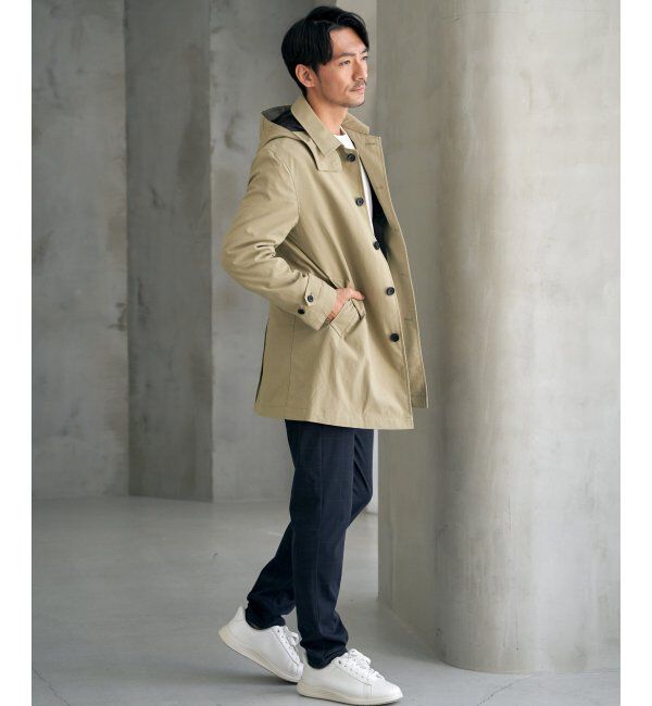 IKKA LOUNGE「２ｗａｙライナーツキフードステンカラー」|その他|