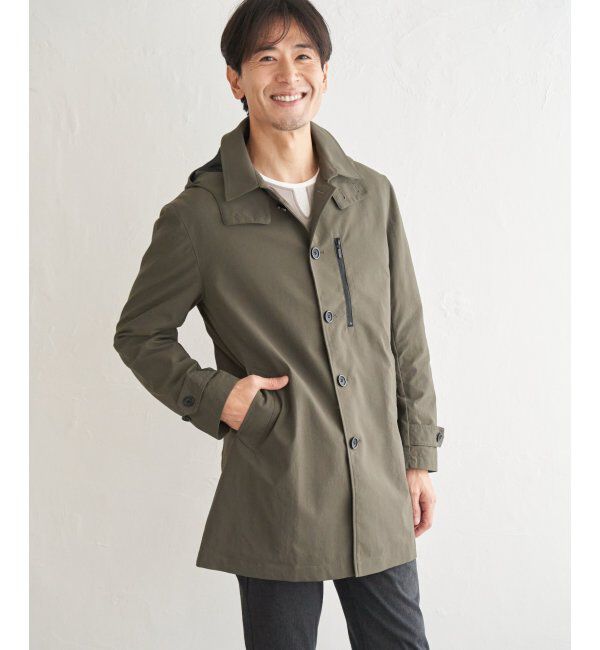 IKKA LOUNGE「２ｗａｙライナーツキフードステンカラー」|その他|