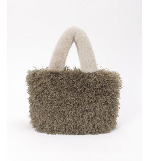 Lbc with Life「エコファーカラー持ち手トートバッグ」|その他|