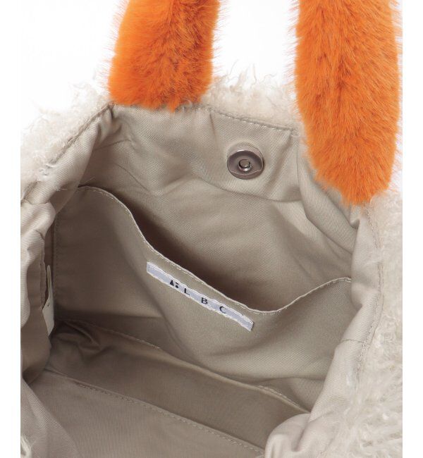 Lbc with Life「エコファーカラー持ち手トートバッグ」|その他|