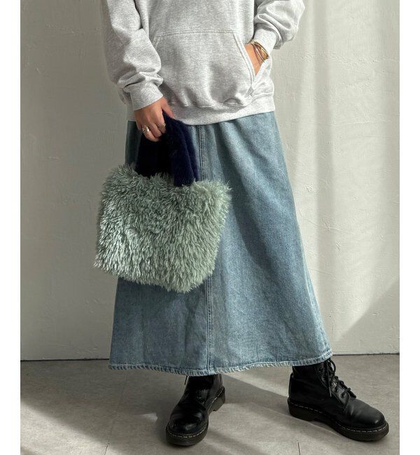 Lbc with Life「エコファーカラー持ち手トートバッグ」|その他|