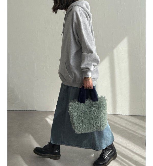 Lbc with Life「エコファーカラー持ち手トートバッグ」|その他|