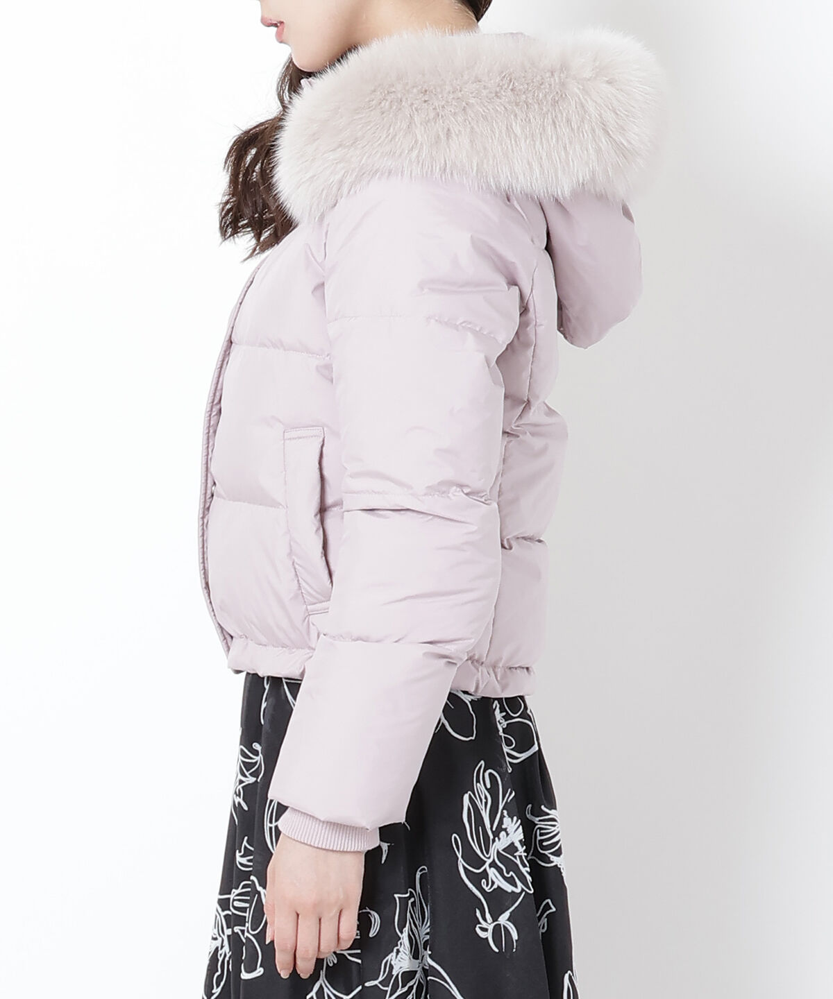 WILLSELECTION「ファー付きショートダウン」|ダウン|