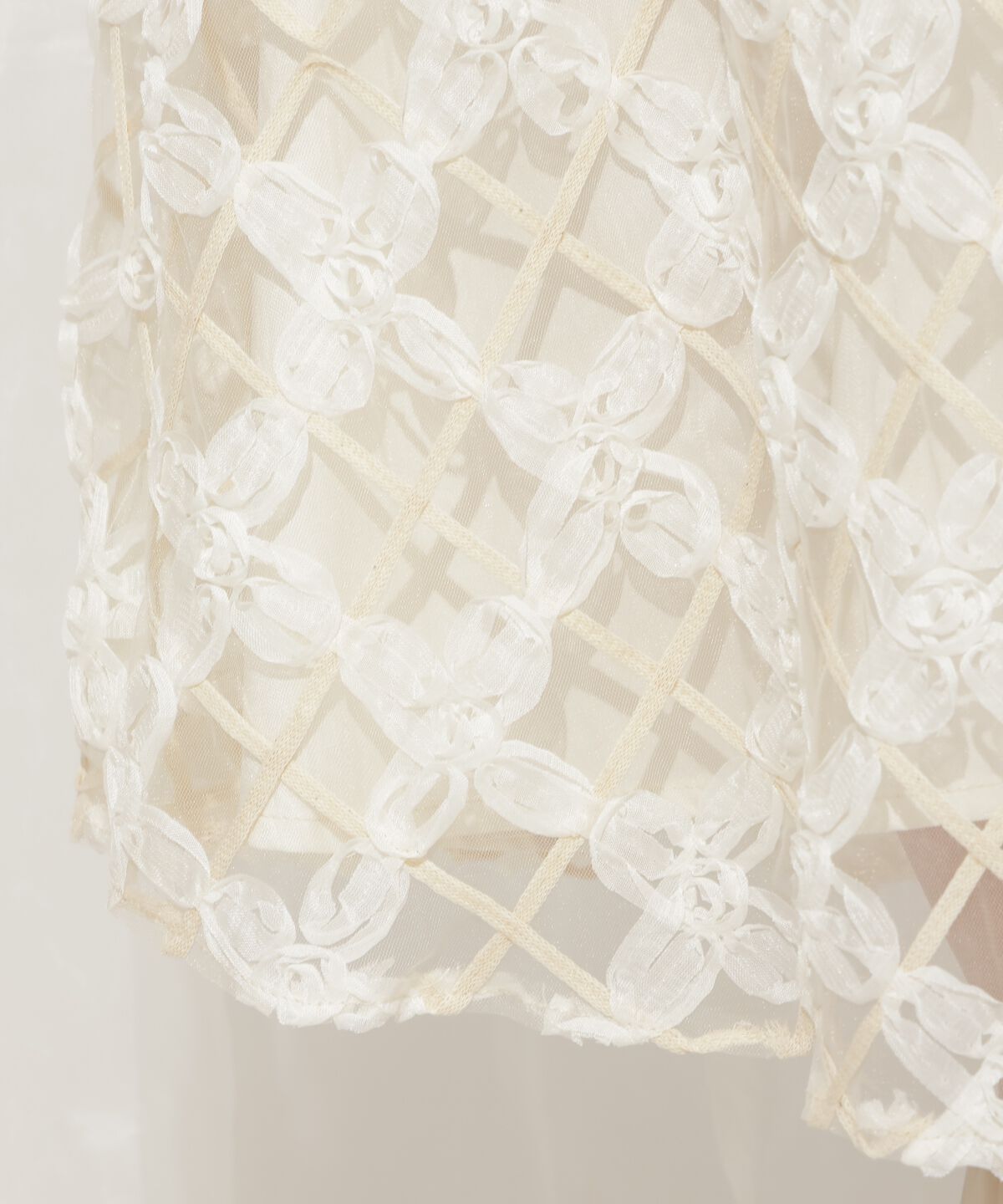 WILLSELECTION「3Dフラワーフレアスカート」|フレア|