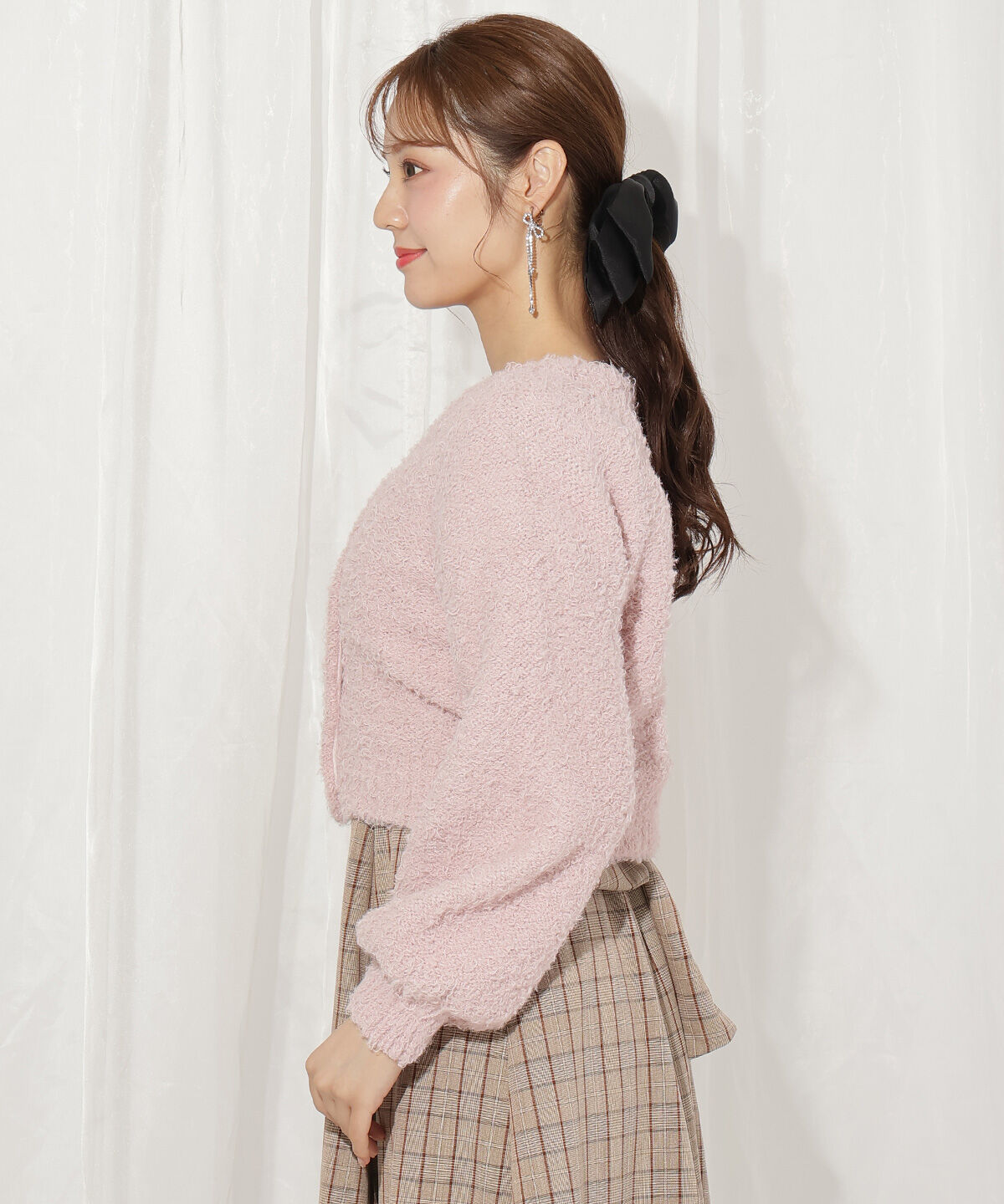 WILLSELECTION「テディヤーンニットカーディガン」|カーディガン|