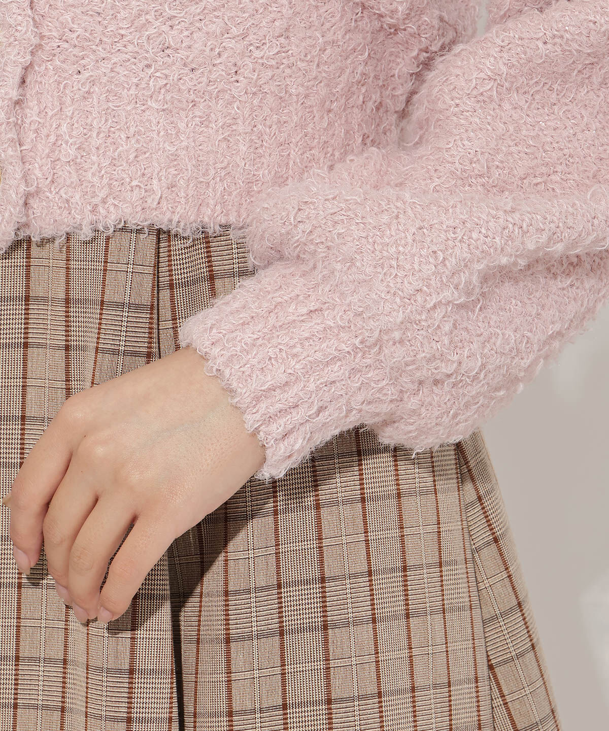 WILLSELECTION「テディヤーンニットカーディガン」|カーディガン|