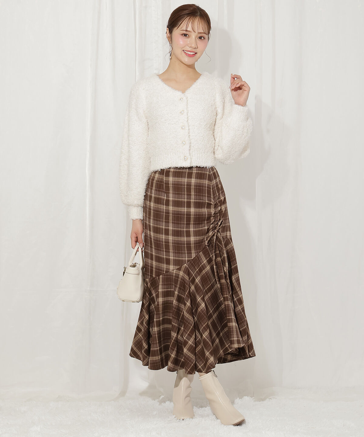 WILLSELECTION「テディヤーンニットカーディガン」|カーディガン|