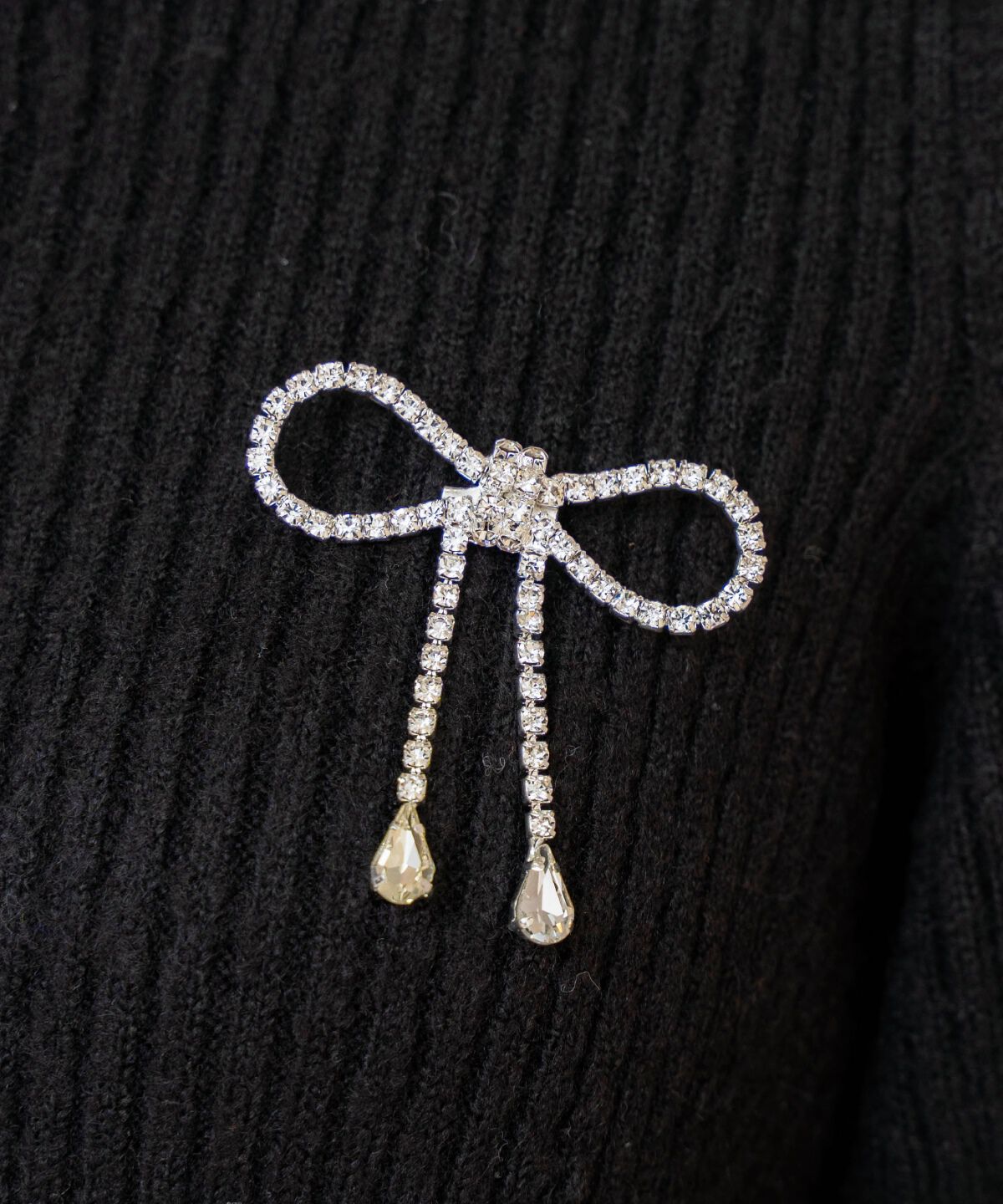 WILLSELECTION「オープンショルダーリブニットワンピース」|ワンピース|