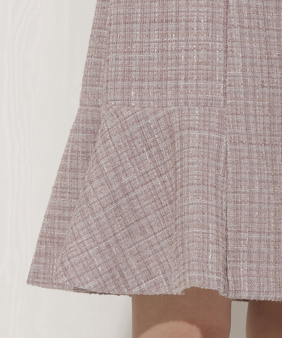 WILLSELECTION「ラメツイードフレアヘムミニスカート」|フレア|