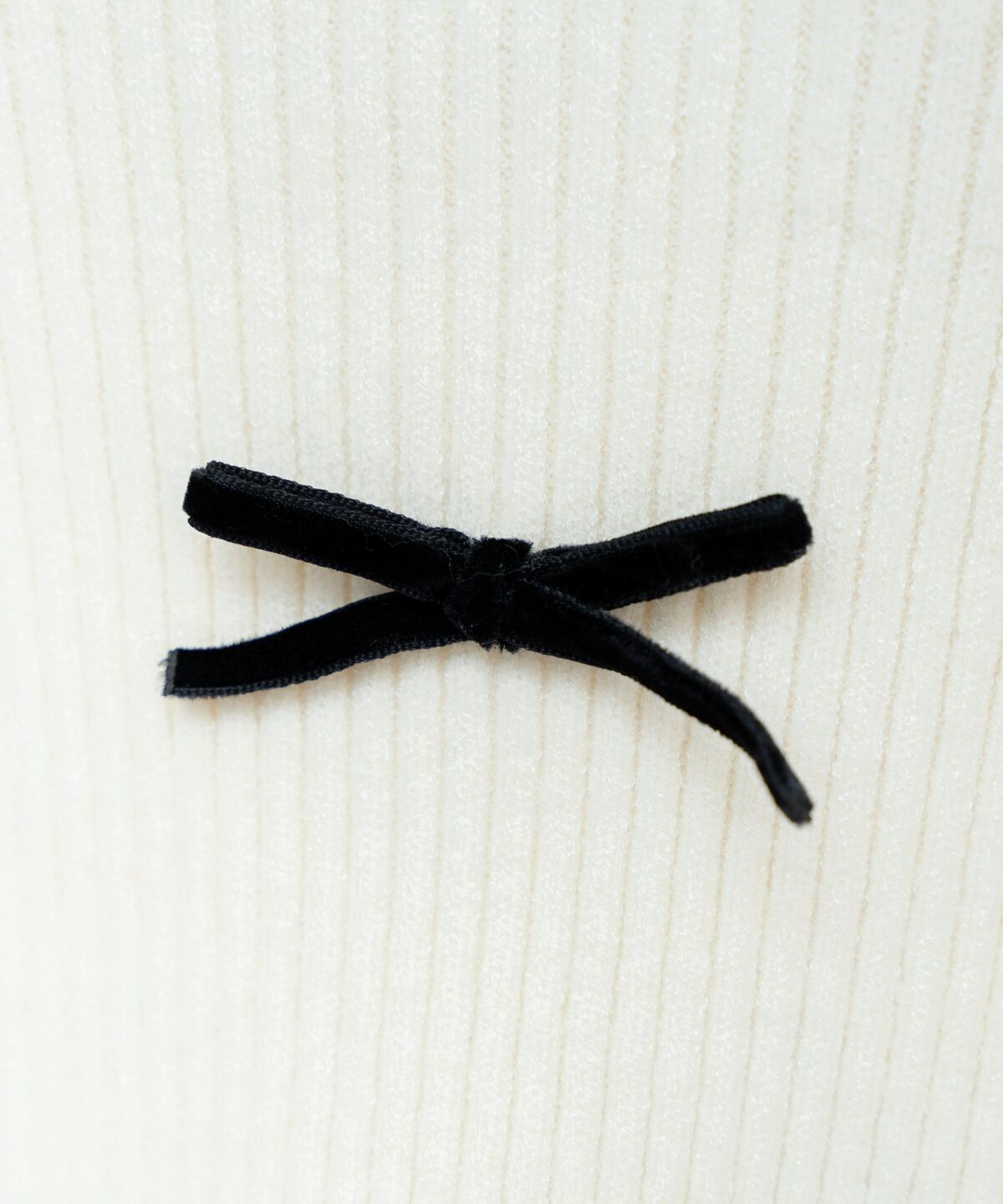 WILLSELECTION「リボンクロップドオフタートルニット」|ニット・セーター|