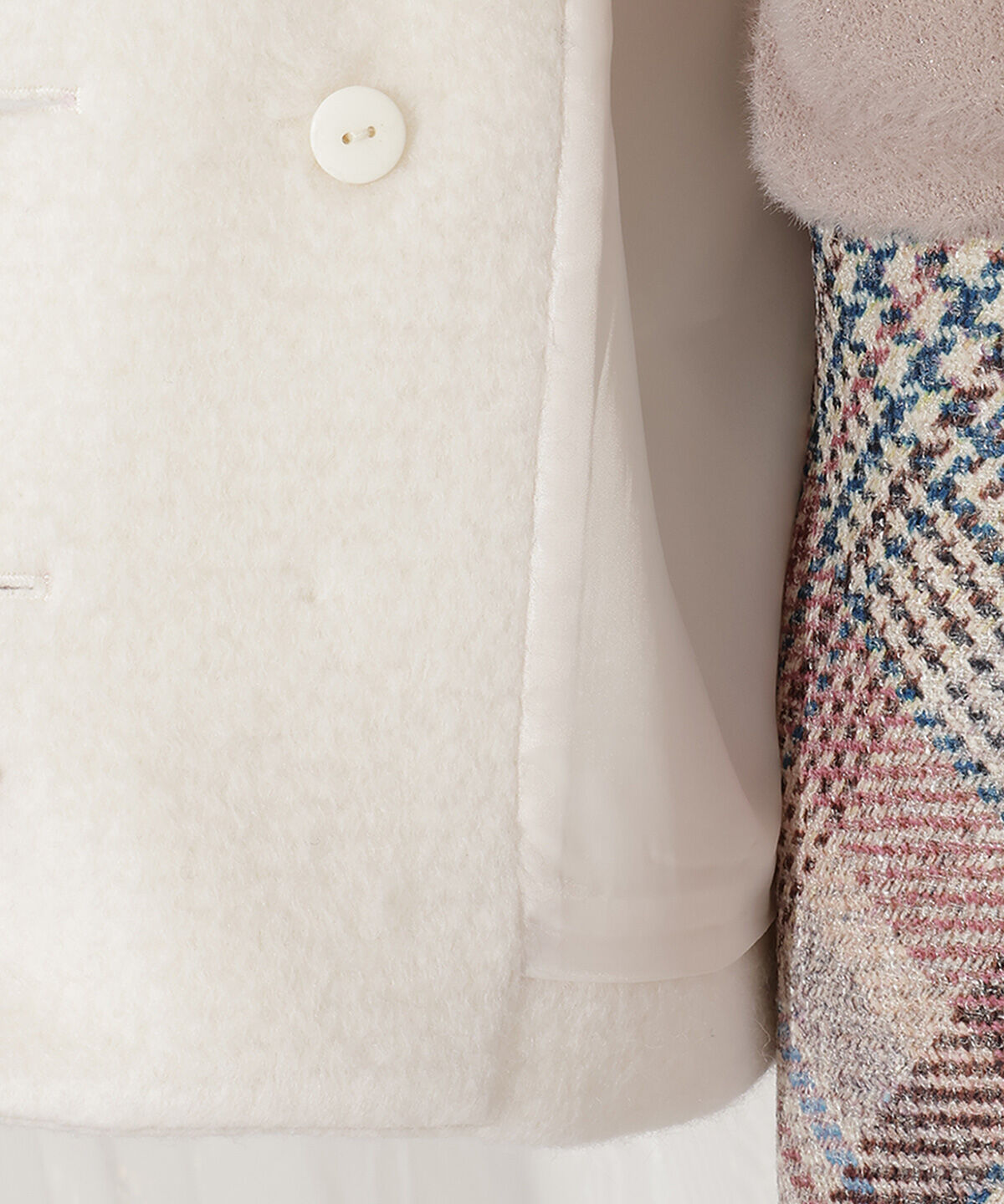 WILLSELECTION「Wボタンシャギーショートコート」|その他|