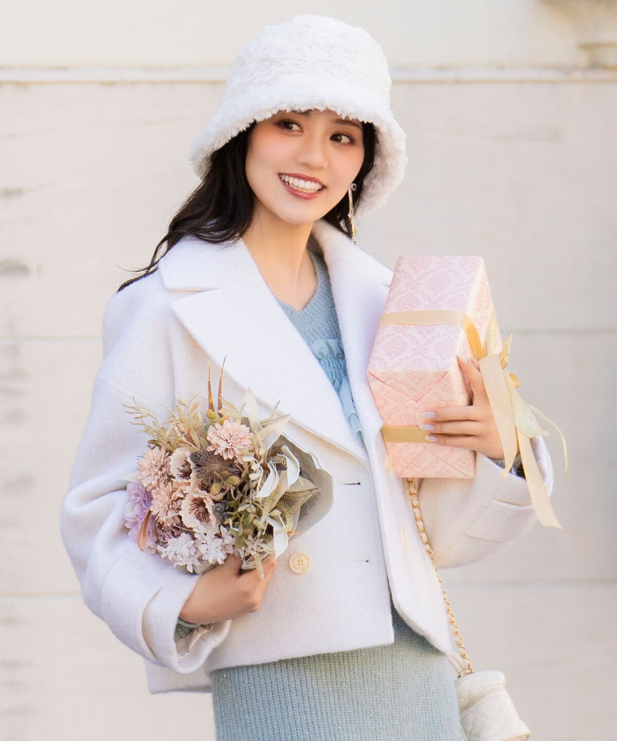 WILLSELECTION「Wボタンシャギーショートコート」|その他|