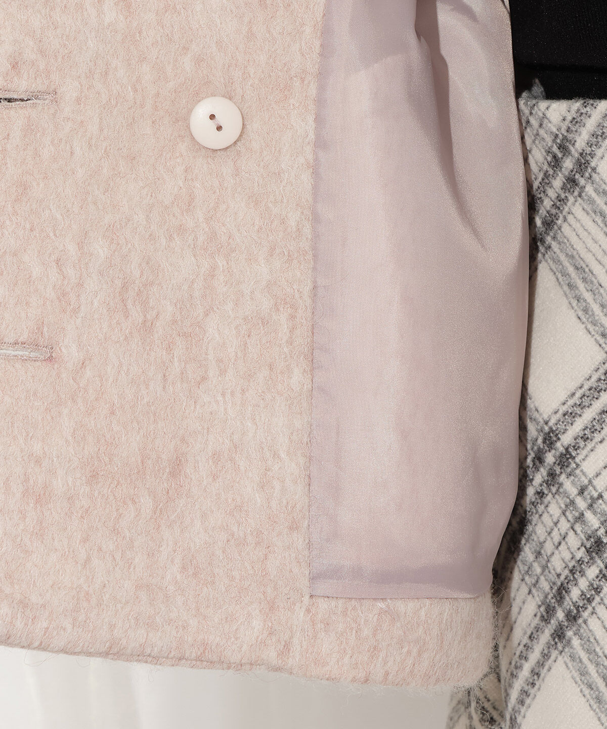 WILLSELECTION「Wボタンシャギーショートコート」|その他|