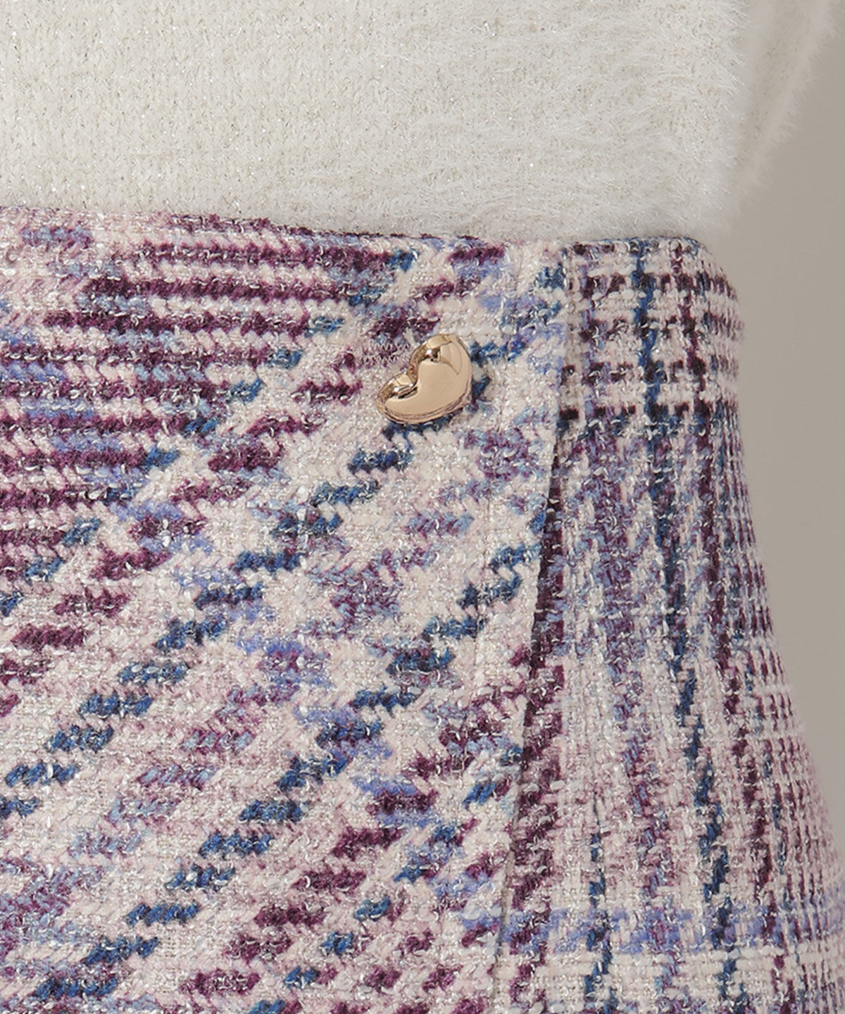 WILLSELECTION「ラメツイードミニスカート」|台形|