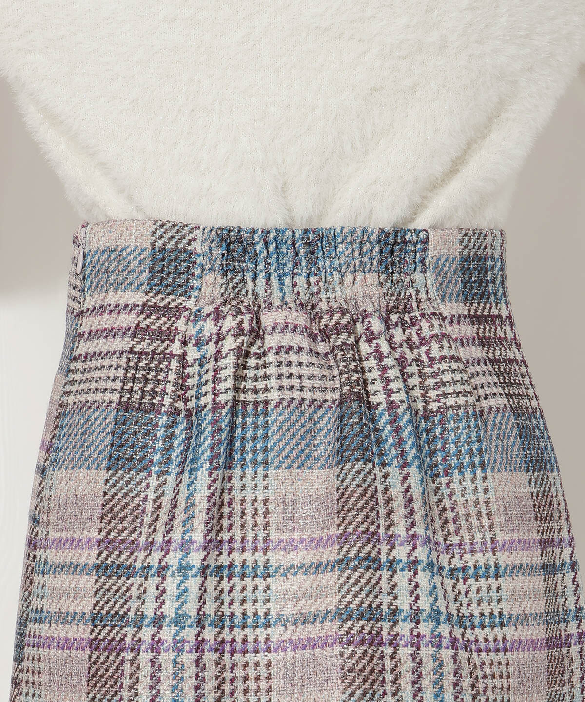 WILLSELECTION「ラメツイードミニスカート」|台形|