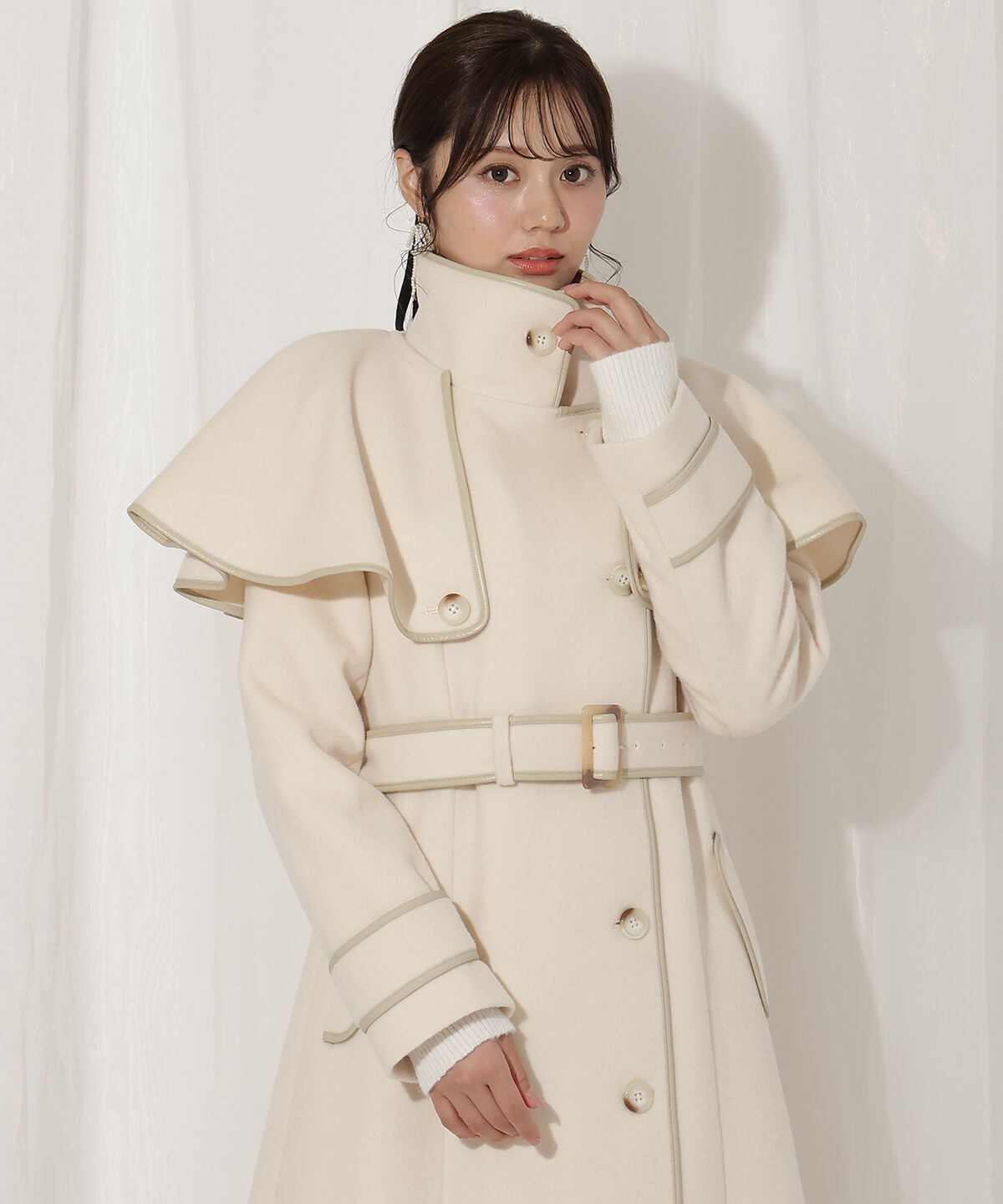 WILLSELECTION「配色ケープコート」|その他|