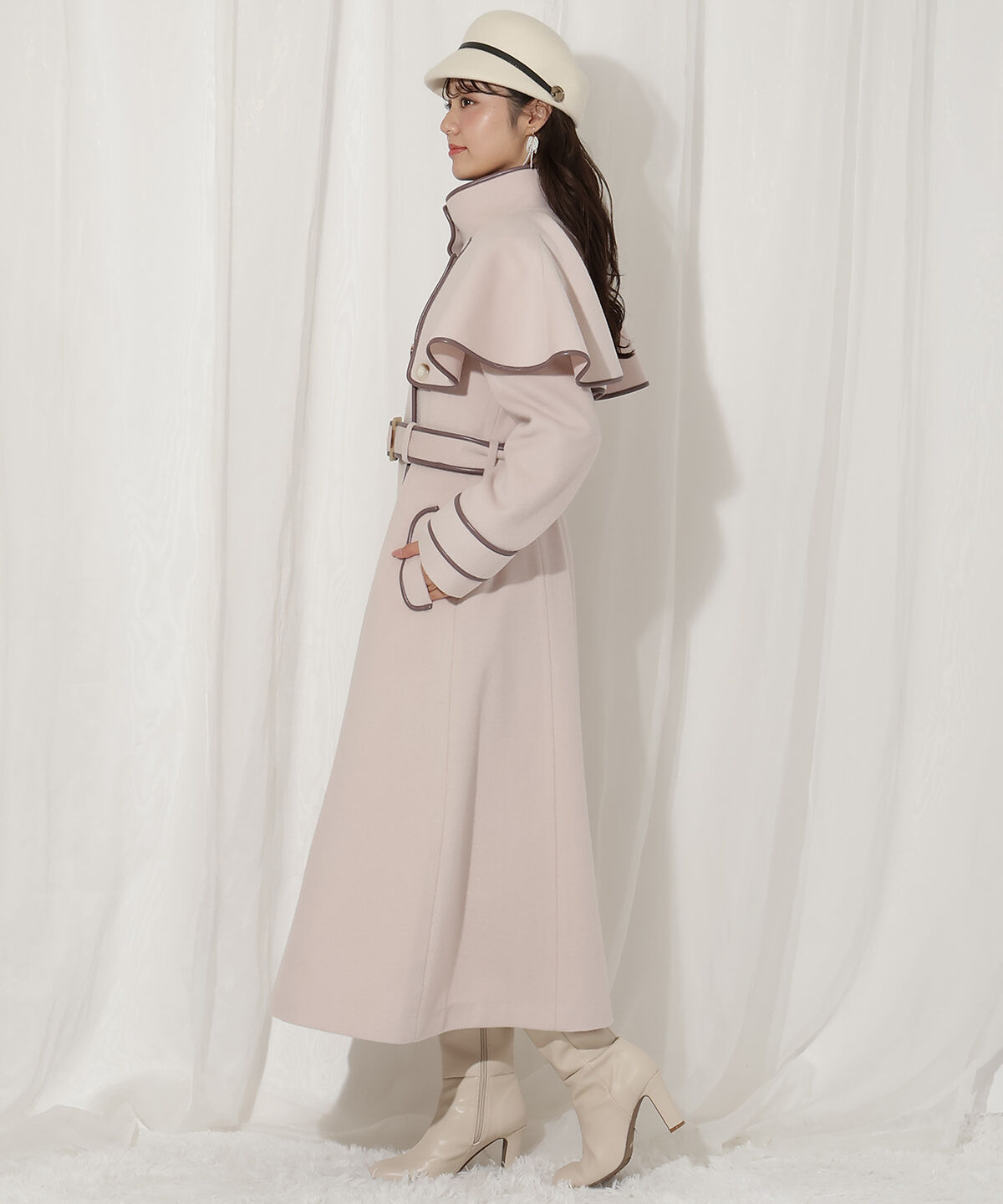 WILLSELECTION「配色ケープコート」|その他|