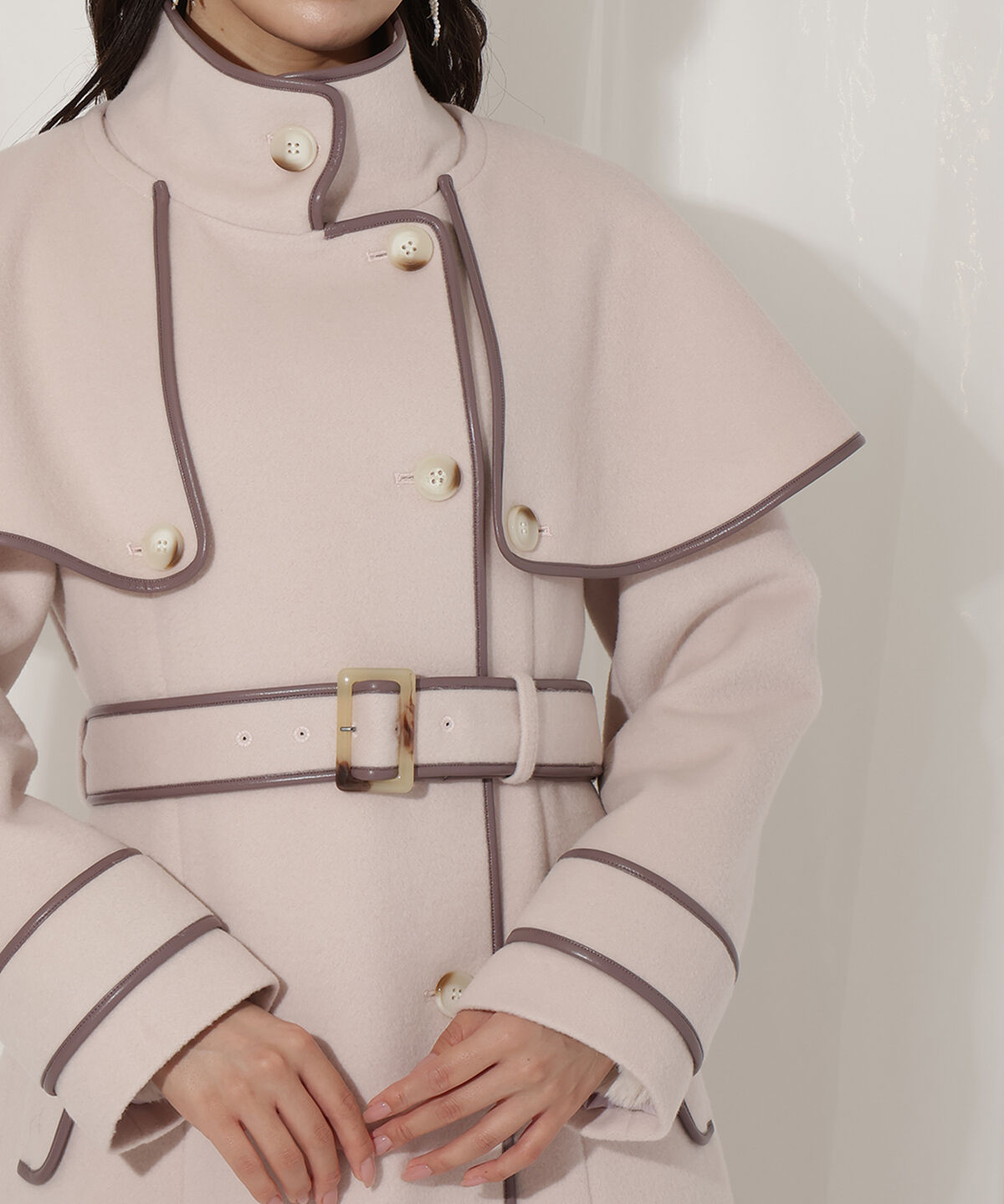 WILLSELECTION「配色ケープコート」|その他|