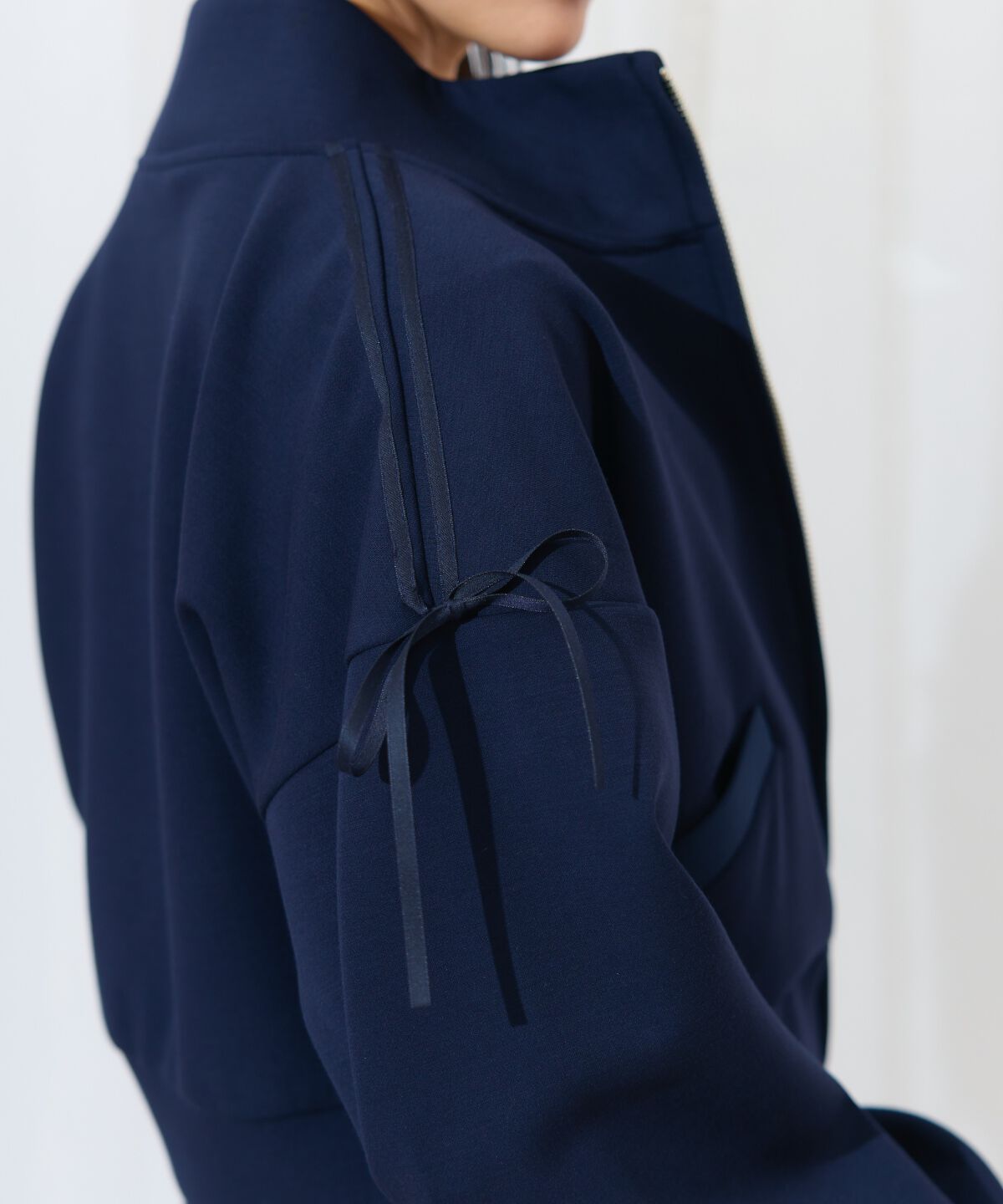 WILLSELECTION「ロゴ刺繍リボントラックジャケット」|パーカー|