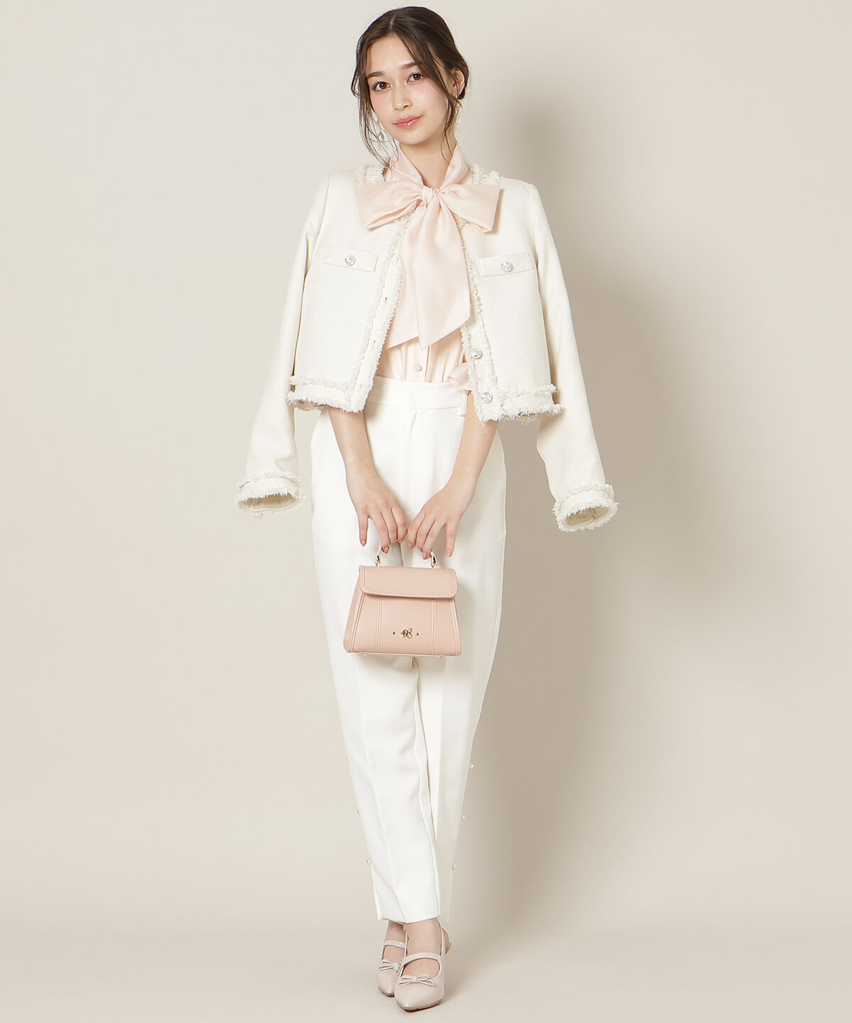 WILLSELECTION「フリルスリーブシアーボウタイブラウス」|シャツ・ブラウス|