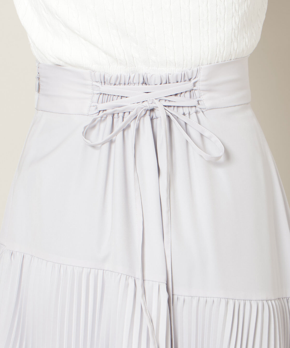 WILLSELECTION「プリーツシフォンティアードスカート」|フレア|