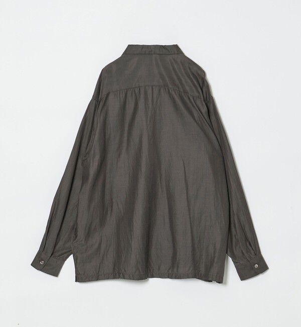 MONKEY TIME「キュプラ コットン オープンカラー シャツ」|シャツ・ブラウス|