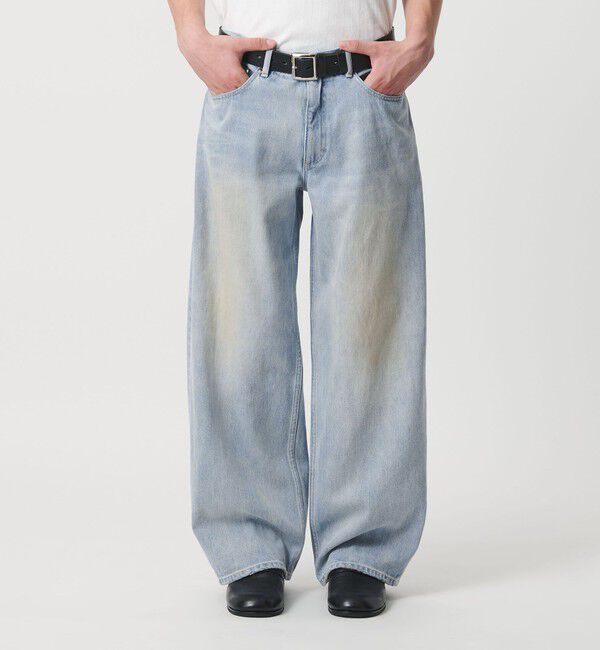 MONKEY TIME「デニム ローライズ バギー パンツ」|チノ|