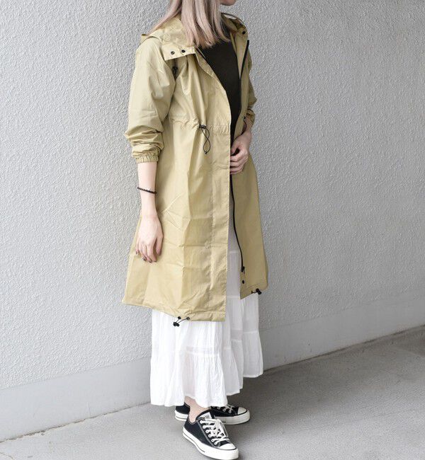 SHIPS any「Wpc.:〈手洗い可能〉アースカラー ロング モッズ レイン コート」|レインコート|