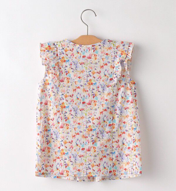 SHIPS KIDS「SHIPS KIDS:80～90cm / フリル ブラウス」|シャツ・ブラウス|