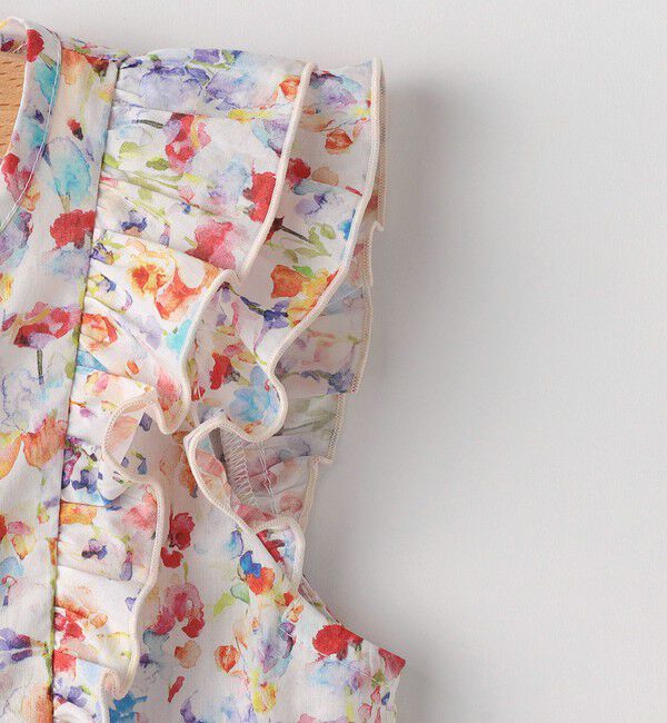 SHIPS KIDS「SHIPS KIDS:80～90cm / フリル ブラウス」|シャツ・ブラウス|