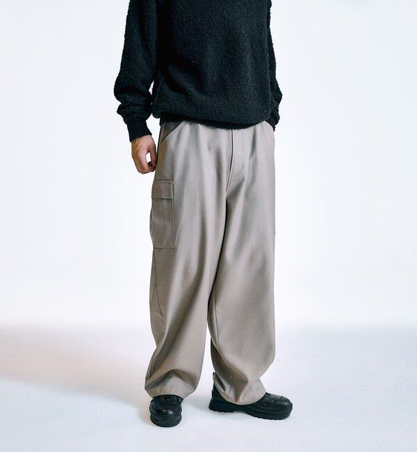SHIPS「City Ambient Products: ワイド ユーティリティ カーゴパンツ」|カーゴ|