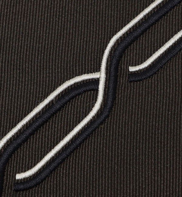 SHIPS「BLECK: シルク エンブロイダリ― チェーン ネクタイ」|ネクタイ・蝶ネクタイ|