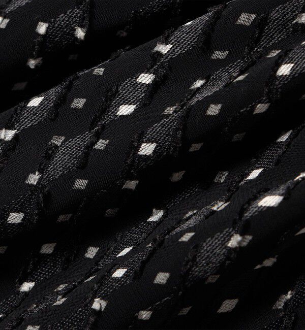 SHIPS for women「troisiemeCHACO:カット ジャカード ワンピース（セレモニー対応可）」|ワンピース|