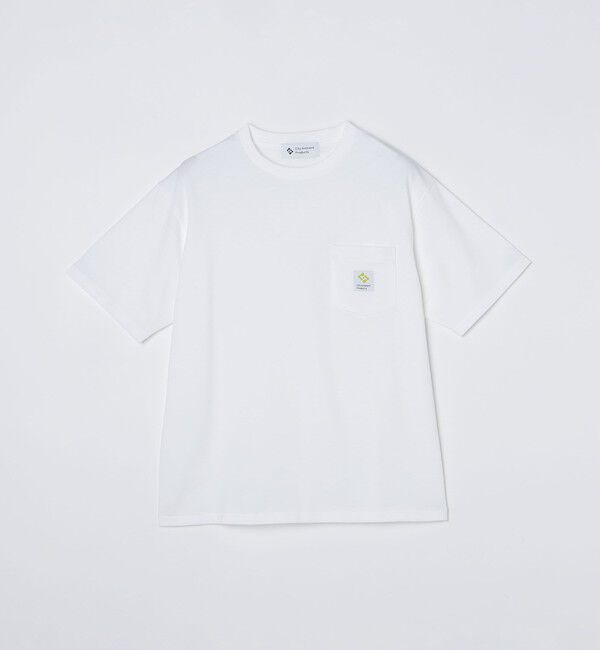 SHIPS「City Ambient Products: スクエアロゴ ポケット Tシャツ」|Tシャツ・カットソー|