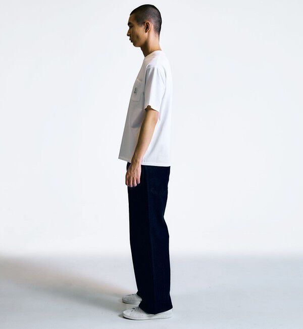 SHIPS「City Ambient Products: スクエアロゴ ポケット Tシャツ」|Tシャツ・カットソー|