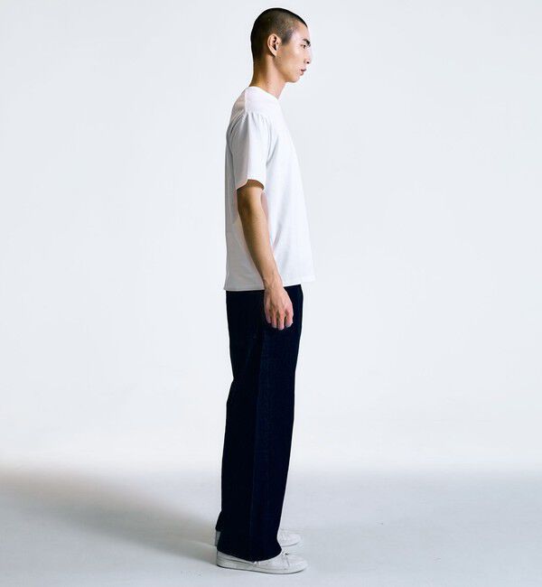 SHIPS「City Ambient Products: スクエアロゴ ポケット Tシャツ」|Tシャツ・カットソー|