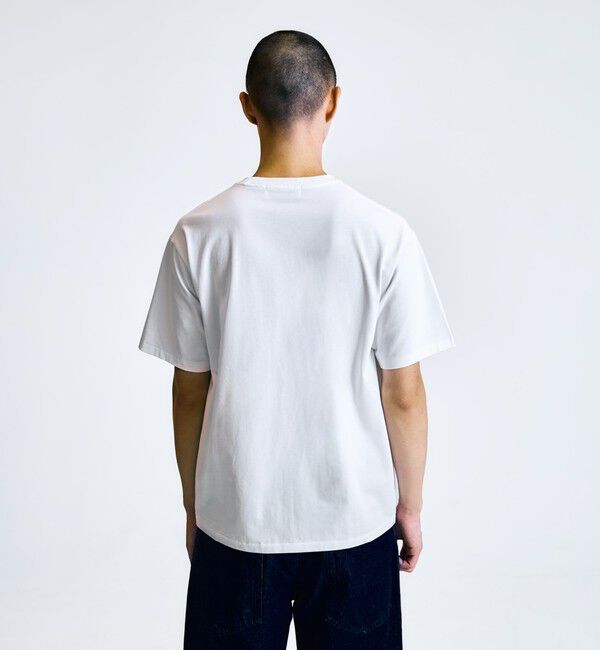 SHIPS「City Ambient Products: スクエアロゴ ポケット Tシャツ」|Tシャツ・カットソー|