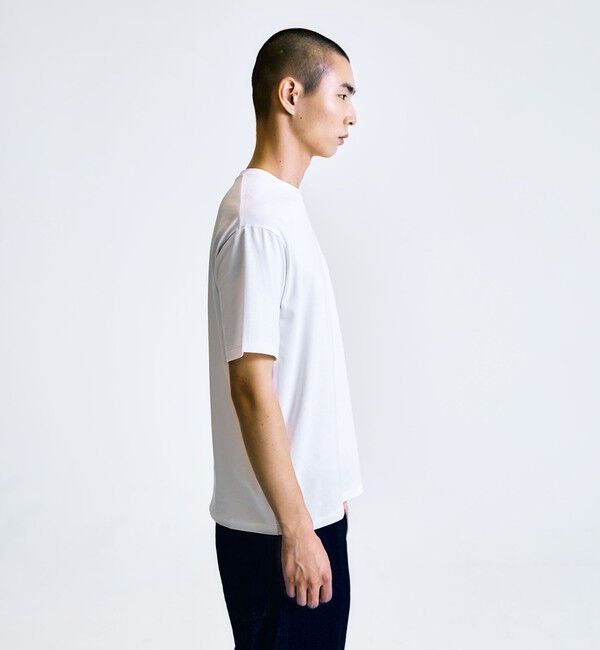 SHIPS「City Ambient Products: スクエアロゴ ポケット Tシャツ」|Tシャツ・カットソー|