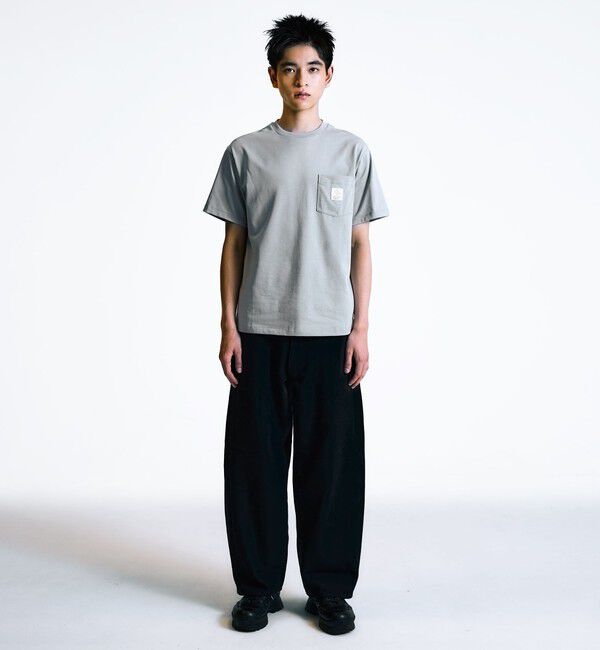 SHIPS「City Ambient Products: スクエアロゴ ポケット Tシャツ」|Tシャツ・カットソー|