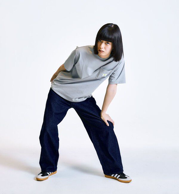 SHIPS「City Ambient Products: スクエアロゴ ポケット Tシャツ」|Tシャツ・カットソー|